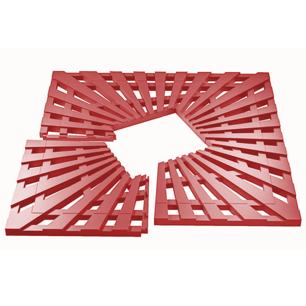 Приствольная решетка для дерева ZKING ATMOSPHERE 1.2х1.2м Красная в Северске фото