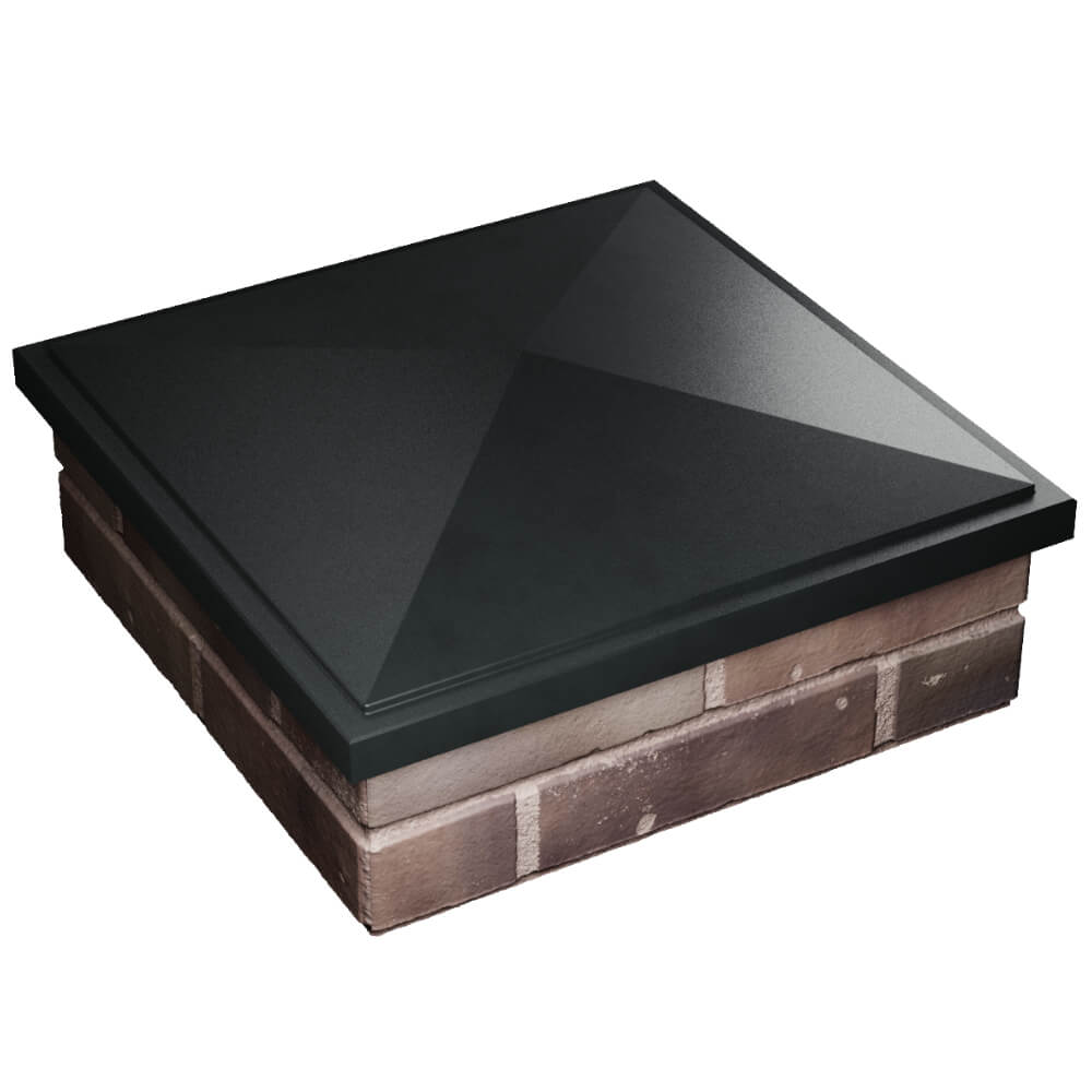 Колпак Zking БонаМоно Черный на столб 2х2 кирпича (515х515, 530х530мм) в Северске фото