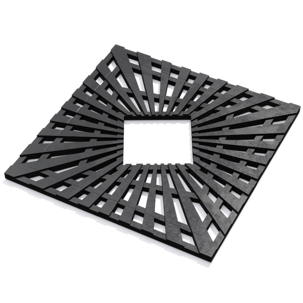 Приствольная решетка для дерева ZKING ATMOSPHERE 1.2х1.2м Черная в Северске фото