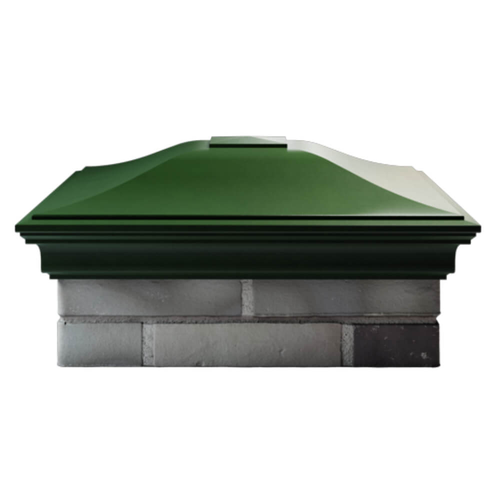 Колпак Zking Монблан Зеленый на столб 2х2 кирпича (515х515мм) в Северске фото