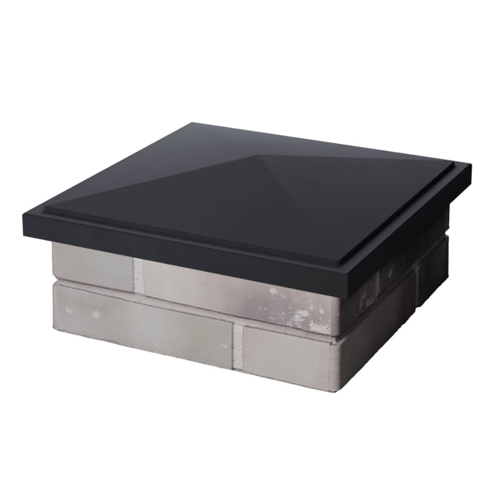 Колпак Zking БонаМоно Серый на столб 1.5х1.5 кирпича (385х385, 400х400мм) в Северске фото