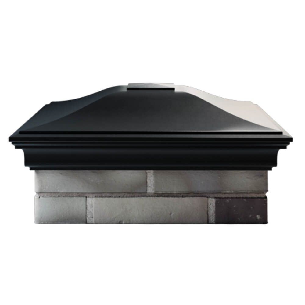 Колпак Zking Монблан Черный на столб 2х2 кирпича (515х515мм) в Северске фото