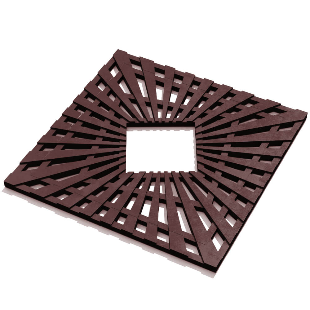 Приствольная решетка для дерева ZKING ATMOSPHERE 1.2х1.2м Коричневая в Северске фото