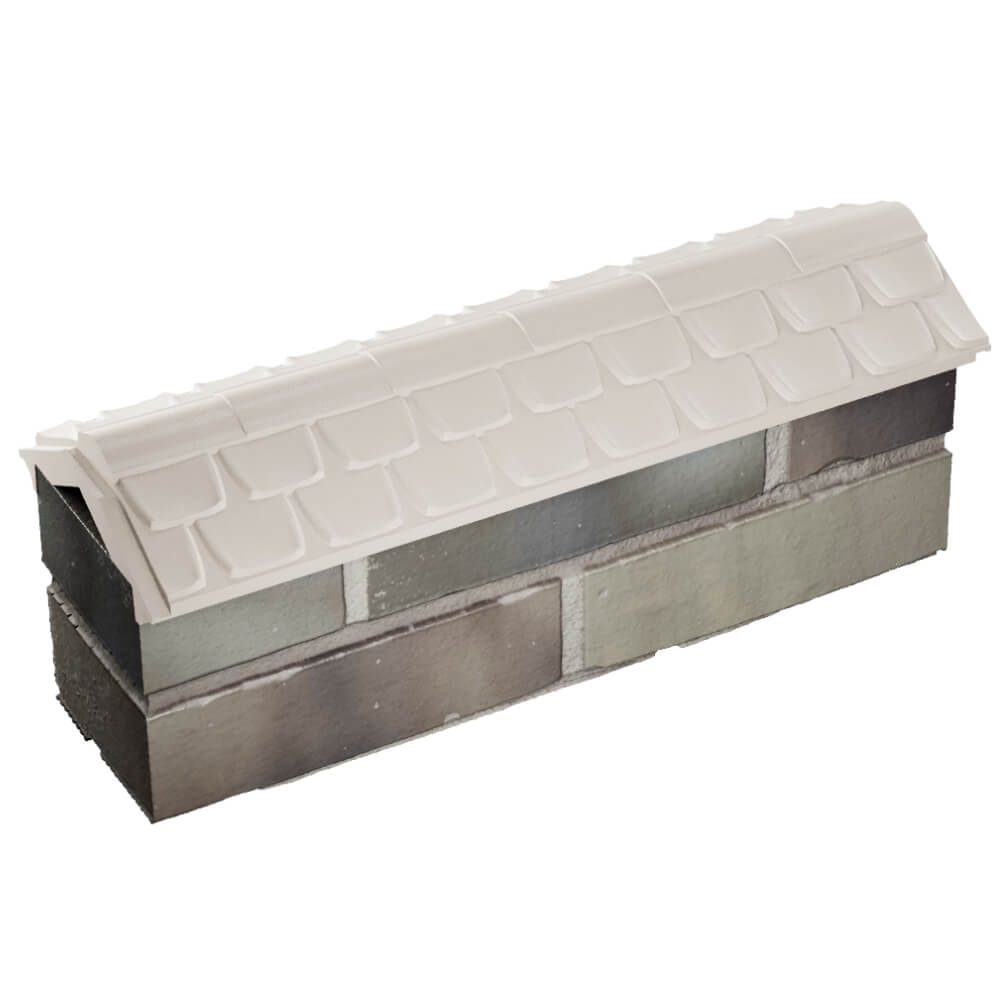 Парапет Zking Эльбрус Бежевый с посадкой на 0.5 кирпича (130мм) в Северске фото