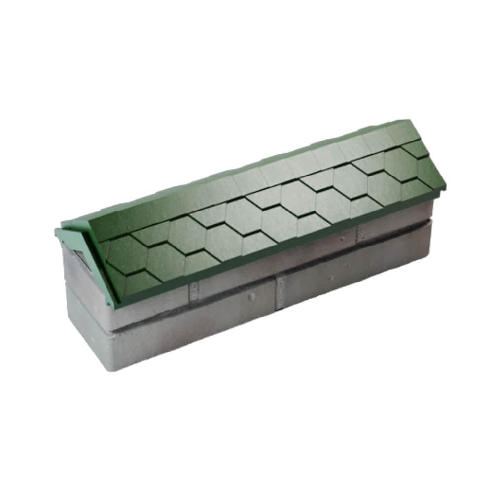 Парапет Zking Эверест Зеленый с посадкой на 0.5 кирпича (130мм) в Северске фото