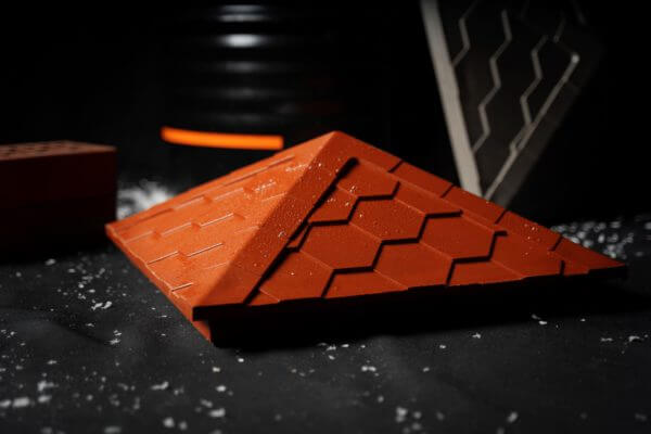 Колпак Zking Эверест Красный на столб 1.5х1.5 кирпича (390х390мм) в Северске фото