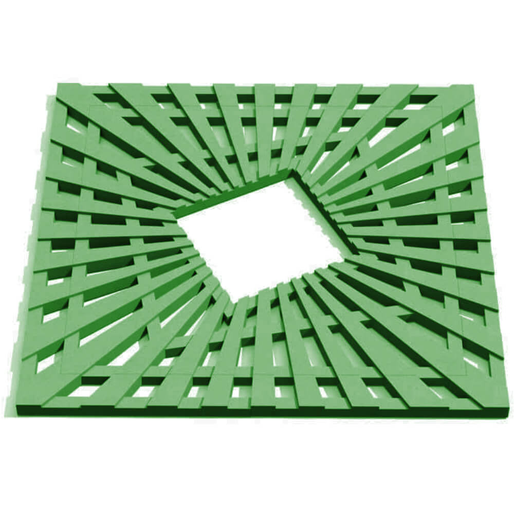 Приствольная решетка для дерева ZKING ATMOSPHERE 1.2х1.2м Зеленая Северск фото