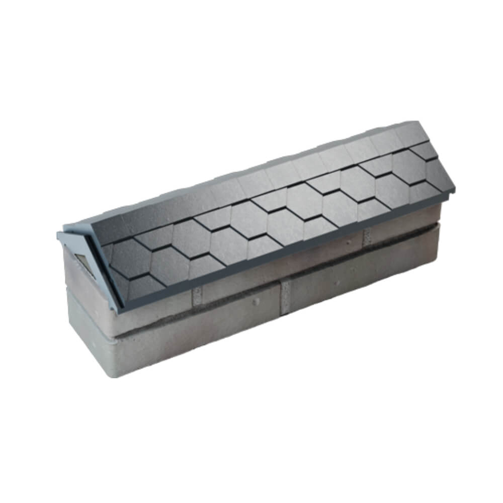 Парапет Zking Эверест Серый с посадкой на 0.5 кирпича (130мм) в Северске фото